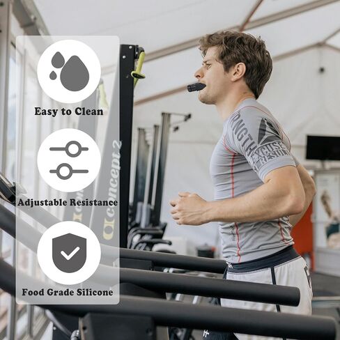 Exercise Device with Variable Settings, Portable Muscle Trainer, Adjustable to Different Fitness Needs, Easy to Clean-Black in Saudi Arabia