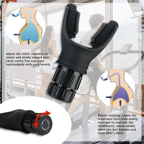 Exercise Device with Variable Settings, Portable Muscle Trainer, Adjustable to Different Fitness Needs, Easy to Clean-Black in Saudi Arabia