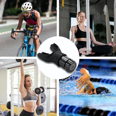 Exercise Device with Variable Settings, Portable Muscle Trainer, Adjustable to Different Fitness Needs, Easy to Clean-Black in Saudi Arabia