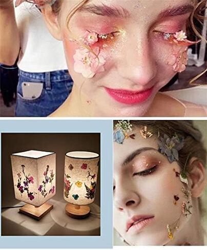 1 Pack Real Dried Pressed Flowers Leaves Beautiful Dried Flowers DIY Art Floral Used for Art Craft Silicone Coaster Resin Molds Perfect for Phone Shell, Handmade Bookmarks, Scrapbooking in Saudi Arabia