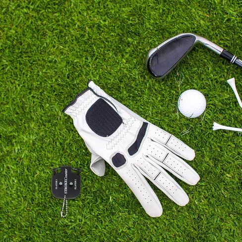 2Pcs Golf Score Counter, 2 Player Stroke Counter Golf Score Indicator, Mini Square Golf Score Counters, for Golf Game Scorekeeper Outdoor Sport Scoreboard in Saudi Arabia