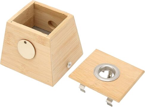 Moxibustion Box, 2pcs Single Hole Bamboo Moxibustion Box Moxa Roller Stick Holder Acupuncture Moxibuting Tool in Saudi Arabia