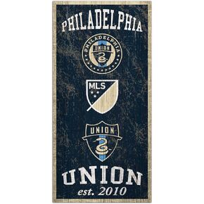 Fan Creations MLS Philadelphia Union Unisex Philadelphia Union Heritage Sign, Team Color, 6 x 12