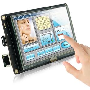 شاشة HMI 8.0 بوصة | شاشة TFT LCD تعمل باللمس | مع لوحة التحكم وبرنامج التحرير المجاني، وحدة المعالجة المركزية Cortex A8، مناسبة لـ Arduino، Raspberry Pi، تدعم الرسوم المتحركة الصوتية للفيديو in Kuwait