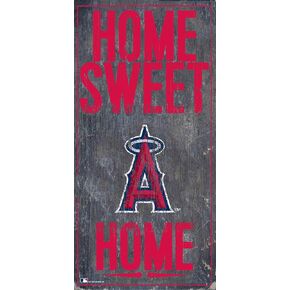 لافتة Fan Creations MLB Los Angeles Angels للجنسين Los Angeles Angels Home Sweet Home، لون الفريق، 6 × 12