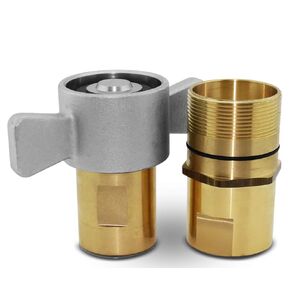 3/4" NPT Wet-Line Wing Nut Hydraulic Quick Disconnect Coupler/Coupling Set