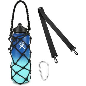 حامل زجاجات المياه حزام كأس النبيذ حامل للزجاجة الرياضية حبال قارورة الماء 17-25oz 32oz-40oz 64oz in Kuwait