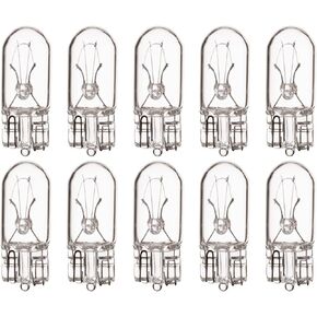CEC Industries 194 Light Bulb 14V, 3.78W, T3.25 Shape, C-2F Filament, Glass Wedge (10-Pack)