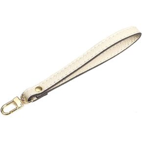 VanEnjoy Genuine Leather Keychain Wristlet Keychain Strap for Wallet Purse Clutch Cellphone Wristlet Key(Square Lock)
