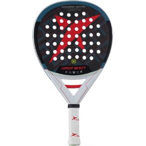 Drop Shot Conqueror Control by JMD - Padel Racket Series - Padel Racket with Shock Absorption, Great Control and Power – Professional Padel 2024, Black