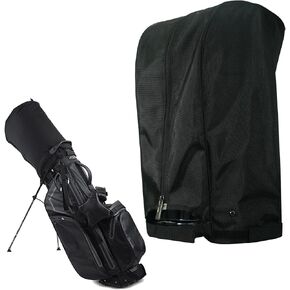 Golf Bag Rain Cover Hood with Snap Button, Universal 1680D Nylon Waterproof Material Dustproof Club Protector
