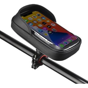 PRO BIKE TOOL Bike Phone Holder Bag - Compact and Durable Bike Bags - Versatile Bike Accessories for Men and Women - Lightweight, Functional, Secure and Adjustable - Black, Set of 1