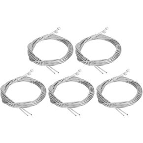 10pcs 1.2mm Universal Shifter Cable,2.1m Zinc Coated Stainless Steel Bike Replaceable Brake Inner Wire for Mountain Bike Road Bike