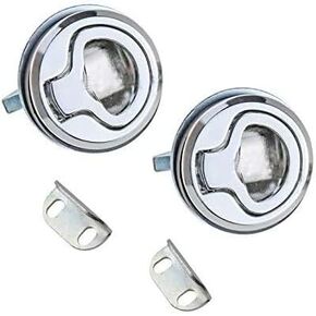2Pack Flush Pull Slam Latch1.5 Handle Lift Non-Locking for Boat RV Door Locks of Metal
