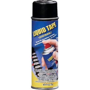 16003-6 Liquid Electrical Tape Spray, Black