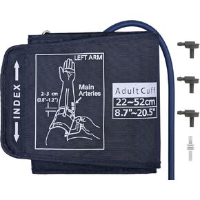 أساور كبيرة جدًا متوافقة مع Omron 9"-21" بوصة، أساور ضغط الدم HYINUS XL للبالغين BP بديلة للذراع الكبيرة-15 in Kuwait