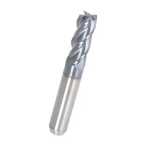 3/8 Inch 4 Flute Helix Carbide End Mill Tialn Coated CNC Square Nose End Mill Bits Straight Shank Drill Bits