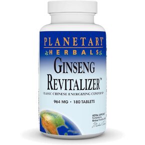 Planetary Herbals Ginseng Revitalizer, 964 mg, Tablets, 180 Tablets