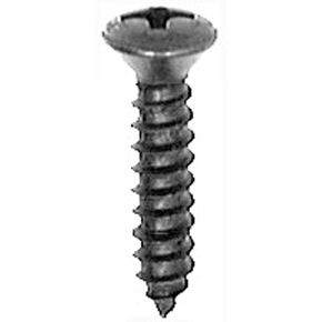 100 #8 X 3/4" Phillips Oval Head Tapping Screws Black Oxide