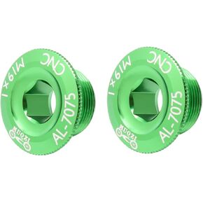 2pcs Crank Cover Screw Bulk Beads Single Chainwheel Bolts Portable Crank Screw Sprocket Aluminum Alloy