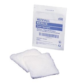Covidien 2187 Curity Gauze Sponge, Sterile 2's in Peel-Back Package, 4" x 4", 8-ply (Pack of 50)