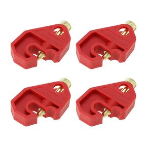 4Pcs Circuit Breaker Lockout Miniature Circuit Breaker Lockout with Locking Screw Electrical Switch Lock Suitable for Most MCBS Safe Isolation