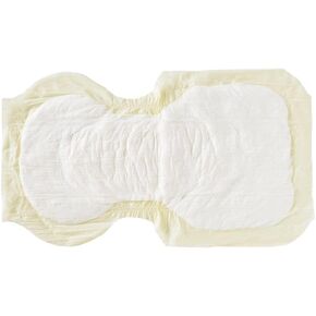 Cardinal Health™ Contoured Insert Pad, WINGS™, Heavy Absorbency, Yellow, 14 x 26IN, Case of 80