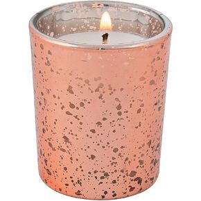 Fun Express - Champagne Glitter Votive Holders (dz) for Wedding - Home Decor - Candles and Candle Accessories - Candle Holders & Accessories - Wedding - 12 Pieces