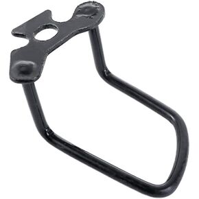 Bike Derailleur Protective Guard,Chain Stay Guard Gear Protector Mountain Adjustable Steel Bicycle Rear Derailleur Protector Cycling Accessories Black