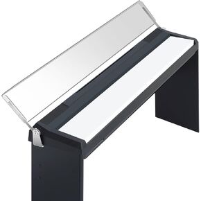 Acrylic Dust proof Protective Cover Lid Compatible For Yamaha P35 P45 P71 P85 P95 P48 P105 P115 P125 Digital Pianos Keyboards, Used In Conjunction With The Wooden Furniture Stand (Transparent)