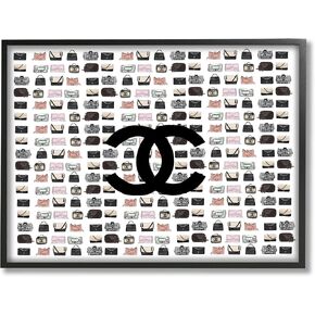 Stupell Industries Fashion Brand Glam Purses Framed Wall Art, Design by Amelia Noyes