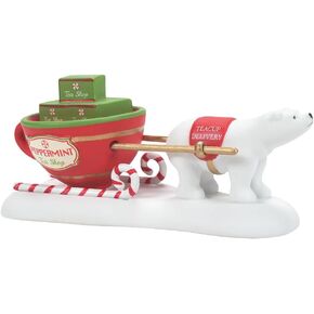 Department 56 North Pole Village Accessories Teacup Delivery Service Figurine, 1.57 Inch, Multicolor