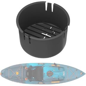 Updated Hatch Bucket Container for Lifetime Kayak Storage, Lifetime Tamarack Angler 100, Pro 103, Weber Angler 110, Temptation 110, Spitfire 950T Fit Hatch Opening 6 7/8" Kayaks