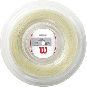 WILSON NXT Power 17 Tennis String - 200m Reel, White