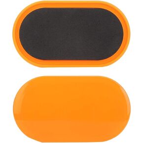RiToEasysports Pack of 2 Oval Shaped Exercise Core Sliders,Full Body Workout Sliding Gliding Disc Yoga Supplies