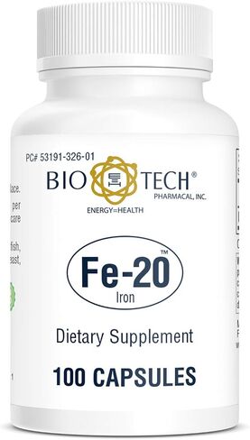 BioTech Pharmacal - Fe-20 - 100 Count in Saudi Arabia