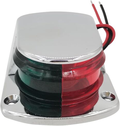 الفولاذ المقاوم للصدأ LED أضواء الملاحة قارب، ثنائي اللون القوس ضوء عائم مع الأحمر والأخضر LED لقارب عائم يخت in Kuwait