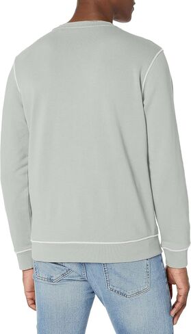 BOSS mens Patch Logo French Terry Pullover Cotton Sweatshirt in Saudi Arabia