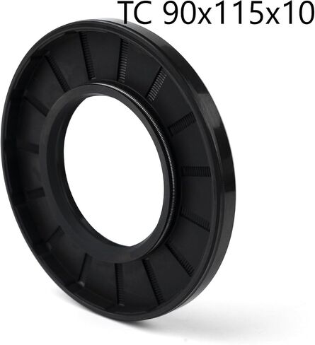 XIKE 1 قطعة ختم الزيت، أختام الشفاه TC 90 مم × 115 مم × 10 مم غطاء مطاطي النتريل شفة مزدوجة مع زنبرك، ختم عمود الزيت مناسب لعمود التحمل in Kuwait
