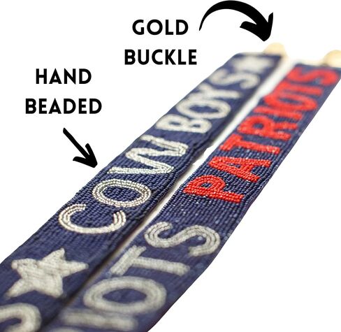 Beaded Purse Strap Football | Beaded Purse Strap Gameday | Cross Body Bag Strap | Purse Strap for Game Day (Tide) in Saudi Arabia