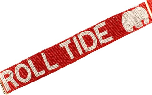 Beaded Purse Strap Football | Beaded Purse Strap Gameday | Cross Body Bag Strap | Purse Strap for Game Day (Tide) in Saudi Arabia