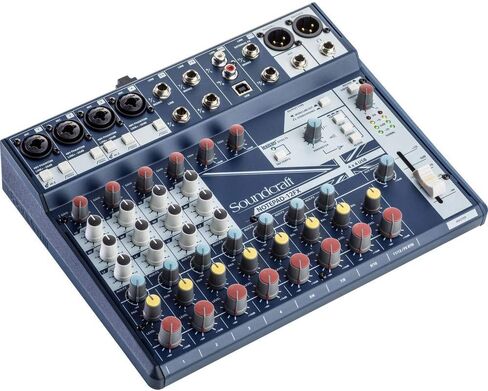 وحدة تحكم خلط تناظرية صغيرة الحجم Soundcraft Notepad-5 مع سماعات رأس شاشة Polsen HPC-A30 وأشرطة تثبيت (10 عبوات) وحزمة كابل XLR in Kuwait