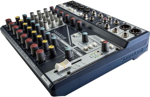 وحدة تحكم خلط تناظرية صغيرة الحجم Soundcraft Notepad-5 مع سماعات رأس شاشة Polsen HPC-A30 وأشرطة تثبيت (10 عبوات) وحزمة كابل XLR in Kuwait
