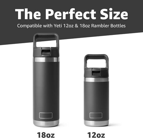 Silicone Boot for Yeti Rambler Jr 12oz and 18oz Bottle | 2mm Sleeve | Anti-Slip Boot | Protector for the Bottom of your Bottle | Protects Against Damage | BPA Free Silicone (Black) in Saudi Arabia