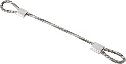LLJJLXZCD12 inches X1.5mm 10 Pieces, Double Ring Wire Rope, Travel Home, DIY, Stage Lighting Rope in Saudi Arabia