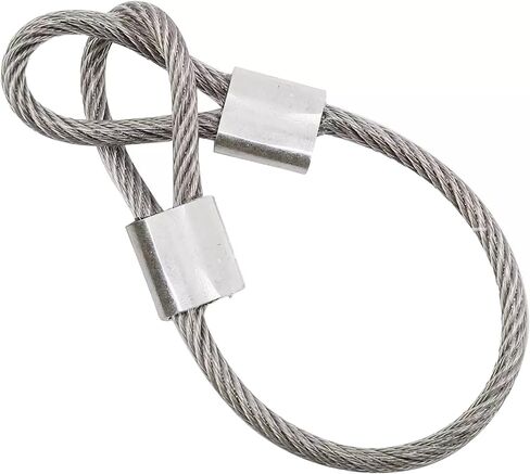LLJJLXZCD12 inches X1.5mm 10 Pieces, Double Ring Wire Rope, Travel Home, DIY, Stage Lighting Rope in Saudi Arabia