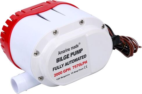 Amarine-made Automatic Submersible Boat Bilge Water Pump 12v 2000gph Auto with Built-in Float Switch in Saudi Arabia