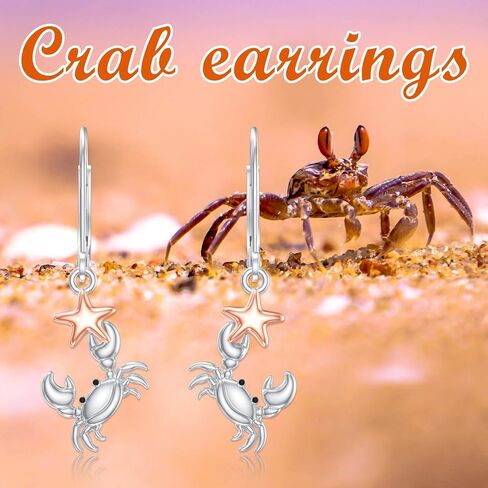 PELOVNY Animal Dangle Earrings Sterling Silver Hypoallergenic Moss Agate Crystal Moonstone Earrings Bee Butterfly Dolphin Peacock Phoenix Jewelry Birthday Christmas Gifts for Women in Saudi Arabia