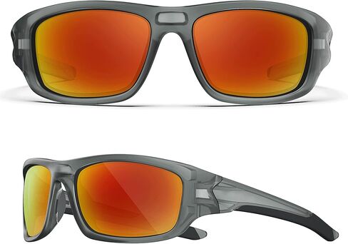 نظارات شمسية رياضية مستقطبة للرجال بإطار مرن لركوب الدراجات والجري والقيادة وصيد الأسماك والمشي لمسافات طويلة والرحلات in Kuwait