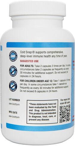 Cold Snap Herbal Supplement for Immune Support (120 Capsules) in Saudi Arabia